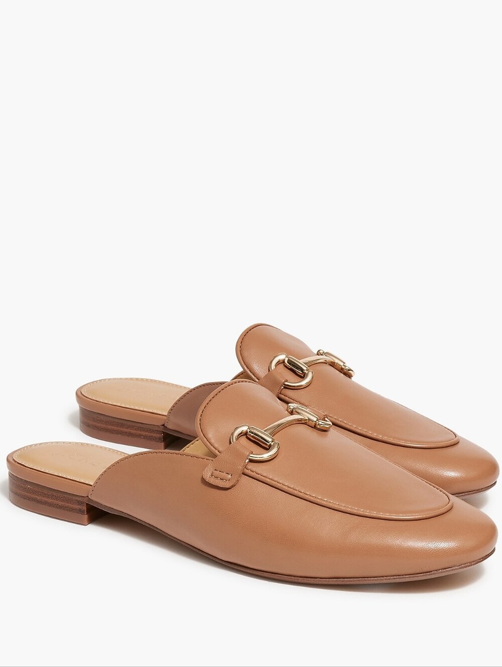 J CREW Horsebit Loafer Mules In Tan Preppy Old Money Quiet Luxury 2024 Size 6